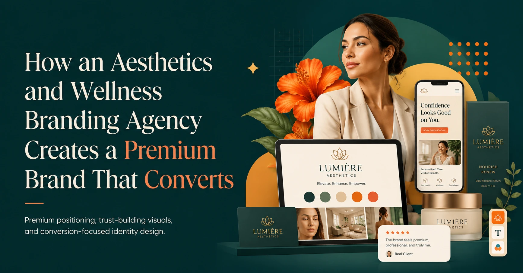 How an Aesthetics and Wellness Branding Agency Creates a Premium Brand That Converts