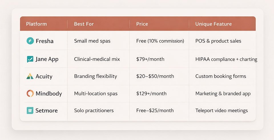 comparison table
