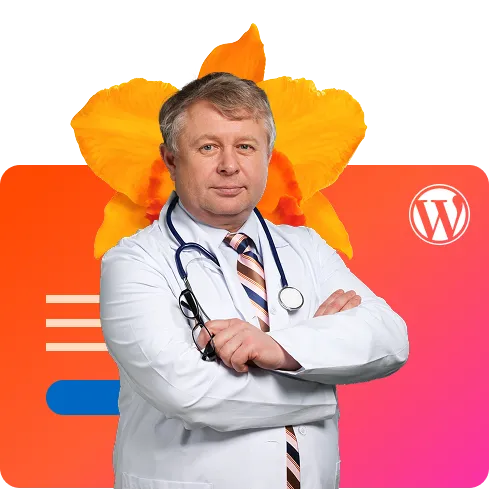 Medical professional representing trusted med spa website design