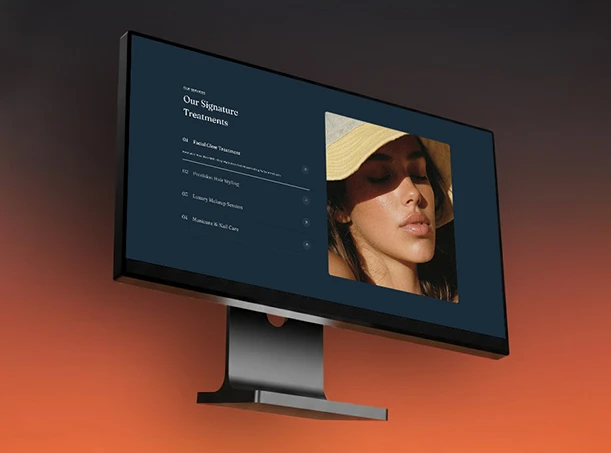 Med spa website design presentation by SMPLY Studio