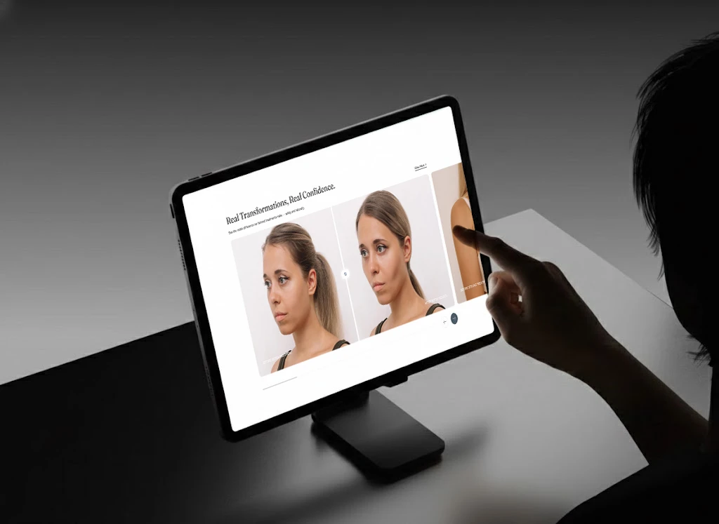 Ophthalmology website design presentation by SMPLY Studio
