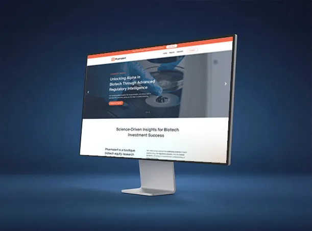 A smiling woman in a business suit holding a tablet in front of a wooden wall.