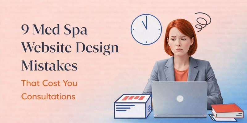 9 Med Spa Website Design Mistakes That Cost You Consultations